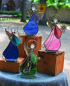 Stained glass: Angel Collection by Gemini Glass