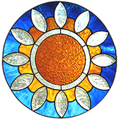 Stained glass: Mandala by Gemini Glass